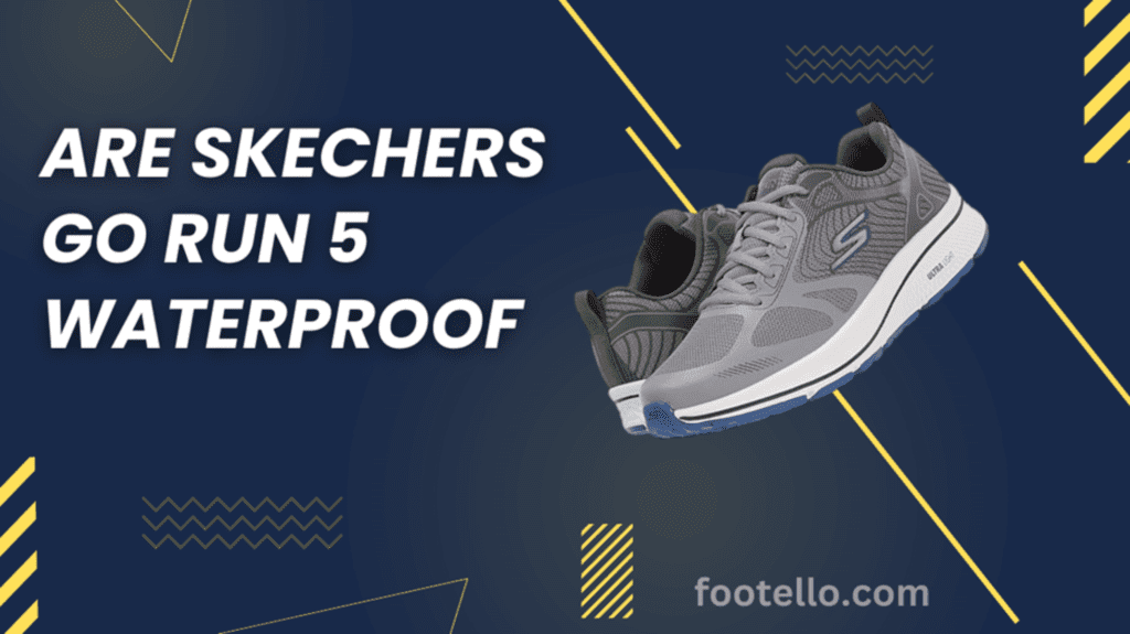 Are Skechers GO Run 5 Waterproof